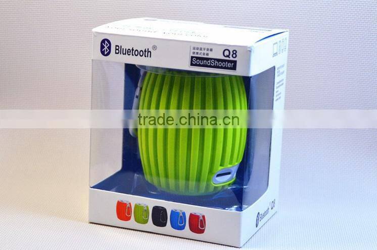 new design mini bluetooth speaker with TF card in grenades shape