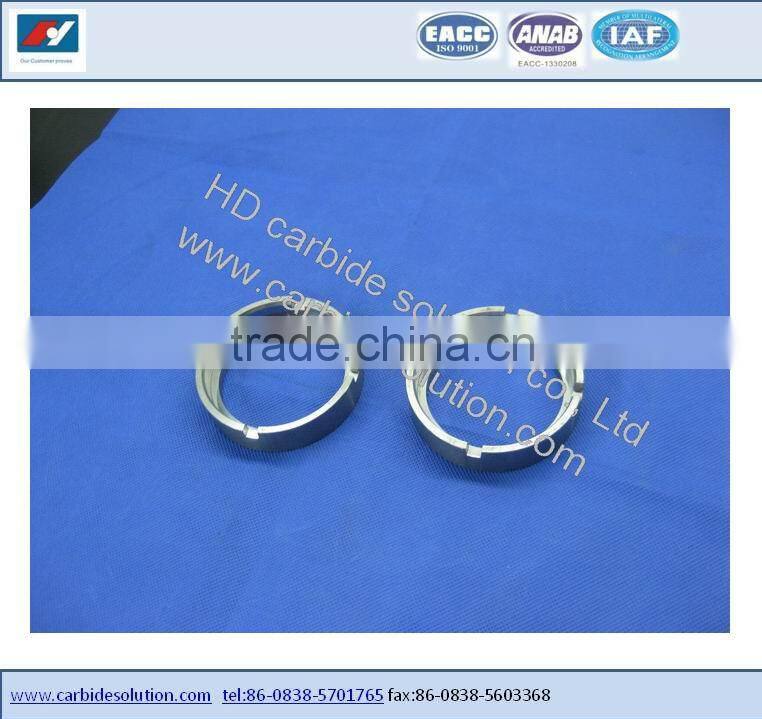 6% Cabalt -binder Tungsten carbide centrifugal pump seal long life circle