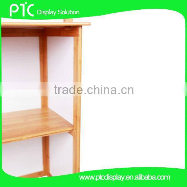 Bamboo exhibition counter