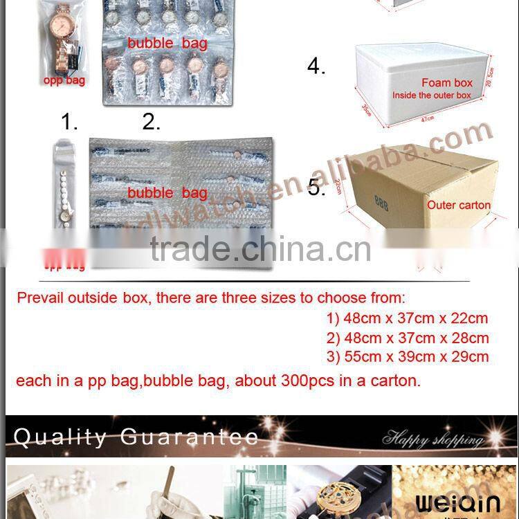 WEIQIN W4483 quartz stainless steel back watch