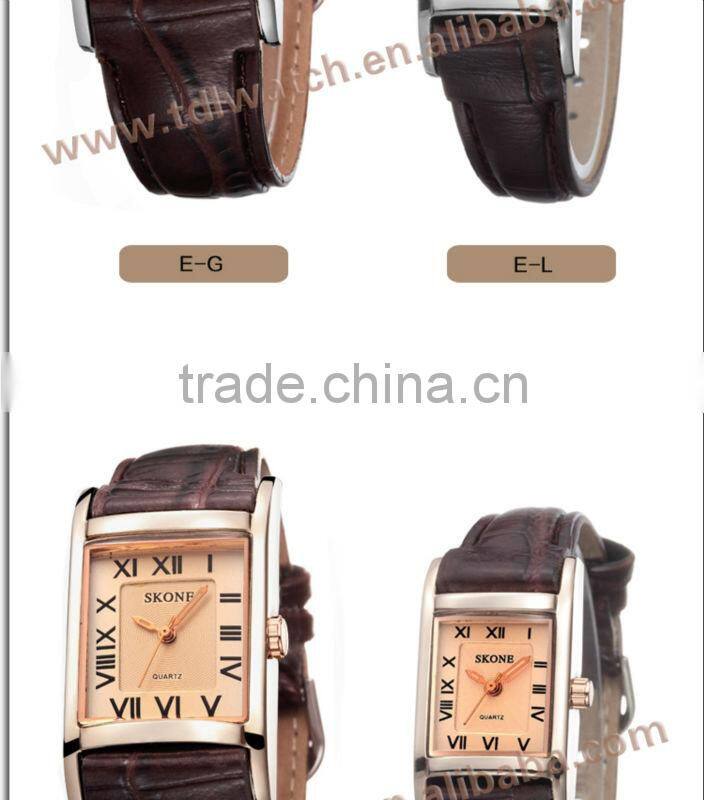 Top Brand SKONE Design Leather Strap Roles Watches Men