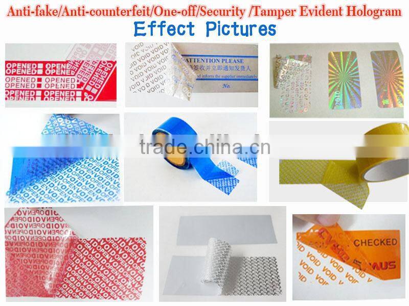 Warranty void stickers designer label and genuine holographic stickers