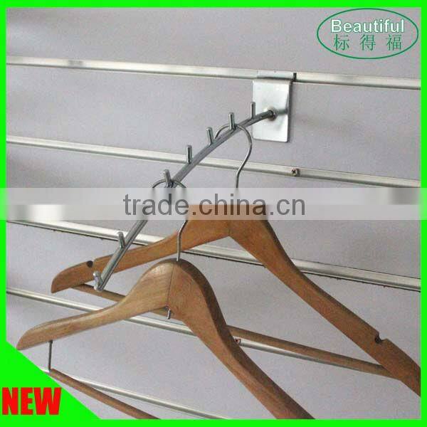 Chrome Plating Slatwall Display Hook with nails