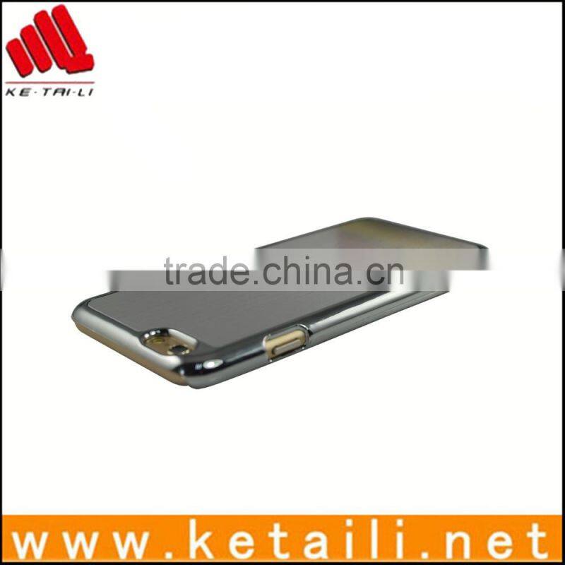 Best Selling Silver Color Metallic PC Mobile Phone Case for iPhone 6