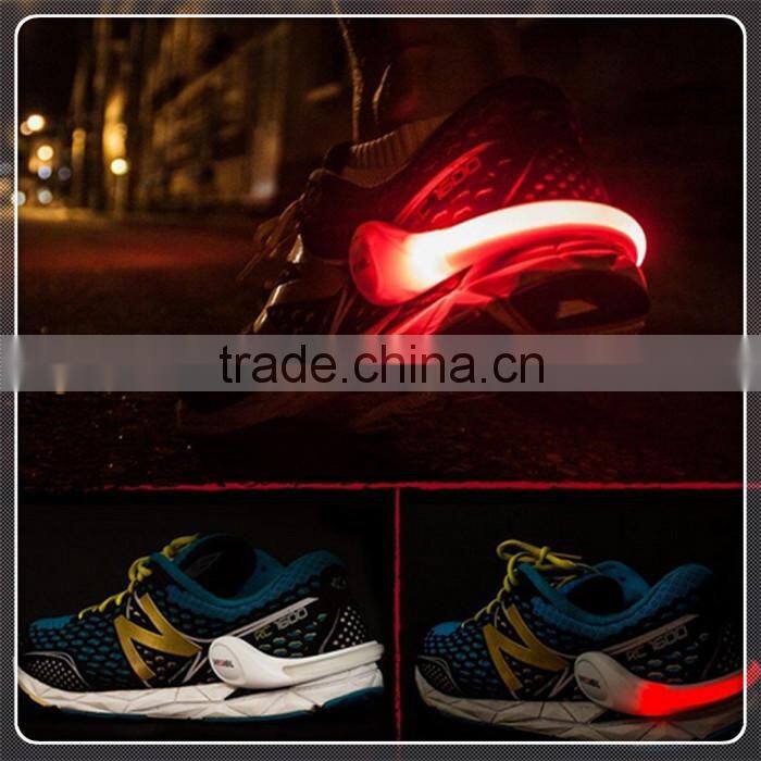 night exercise use silicone led shoe light