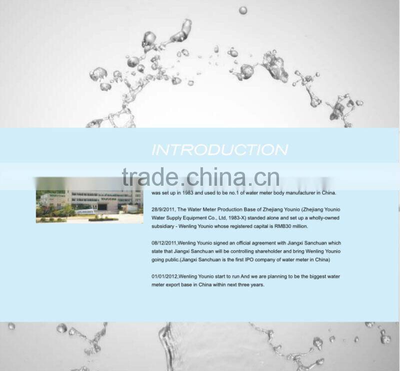 Horizontal Type Class C Volumetric Rotary Piston Water Meter