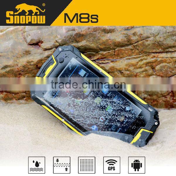 snopow M8 IP68 waterproof quad core walkie talkie 5km android 4.4 NFC wireless charger 4.5 inches rugged waterproof cell phone