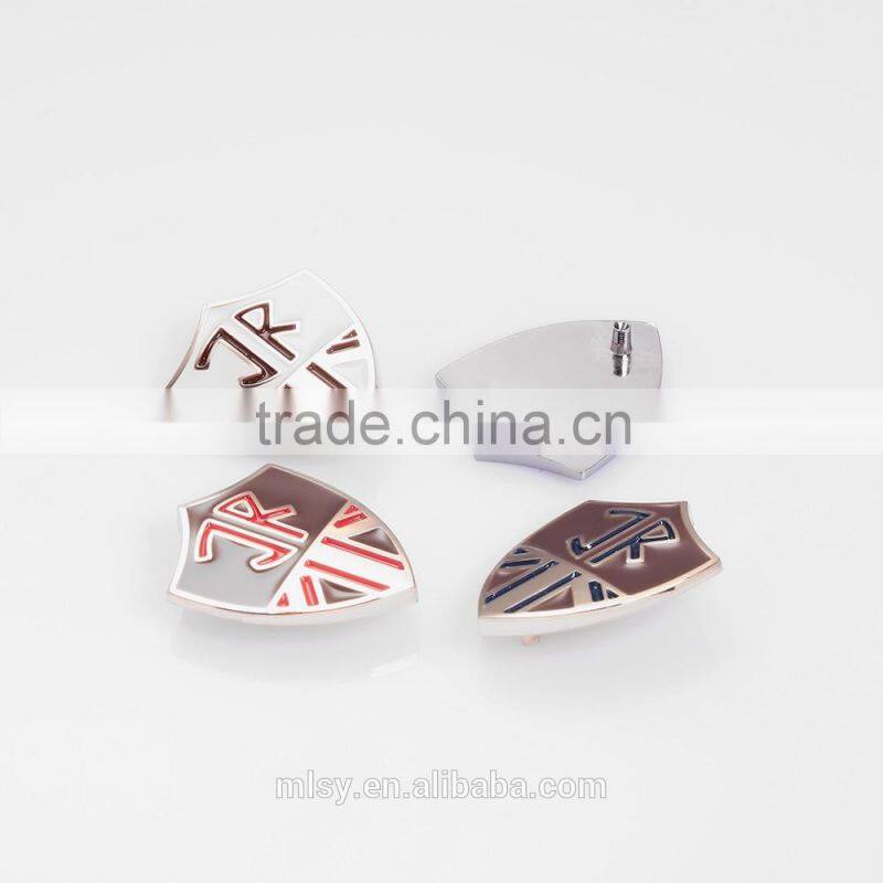 Factory Custom handbag metal tags metal pendant