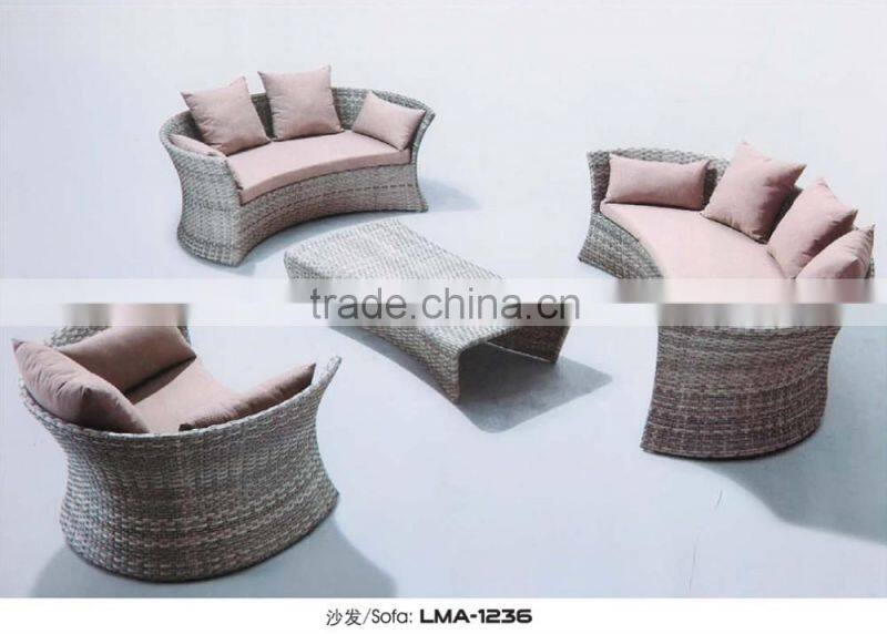 outdoor aluminum frame resin wicker furniture