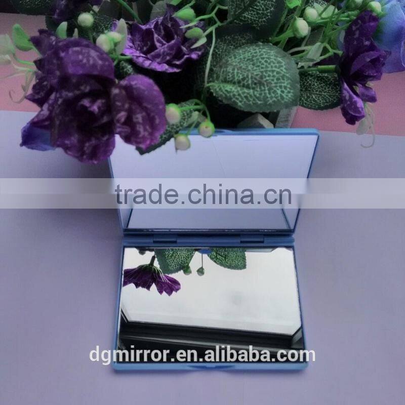 Plastic double sided make up miror, cosmetic compact mirror, lady handbag mirror, pocke mirror of girl