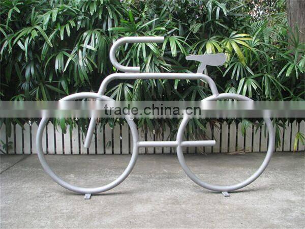 Customized Powder Coated Metal bike parking rack