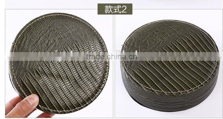 Promotional New Design Custom Leather Box wine box wine opener gift sets