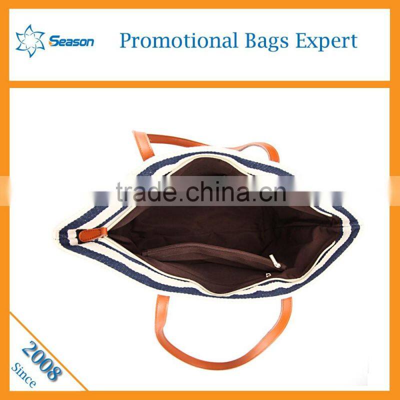 Custom reusable shopping bag purses handbags ladies canvas bag