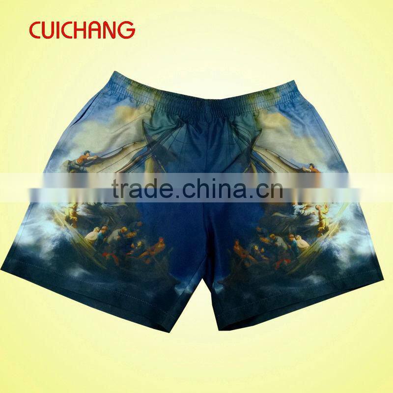 Polyester spandex shorts&polyester shorts elastic waist&athletic shorts and polyester cc-579