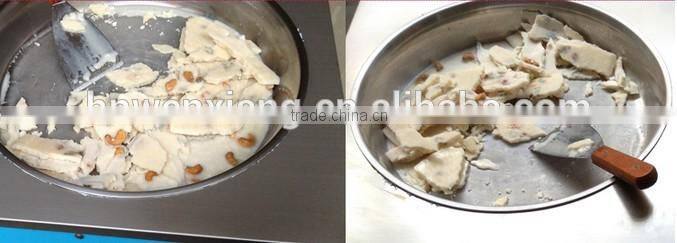 Russian Federation single round pan fried ice cream machine