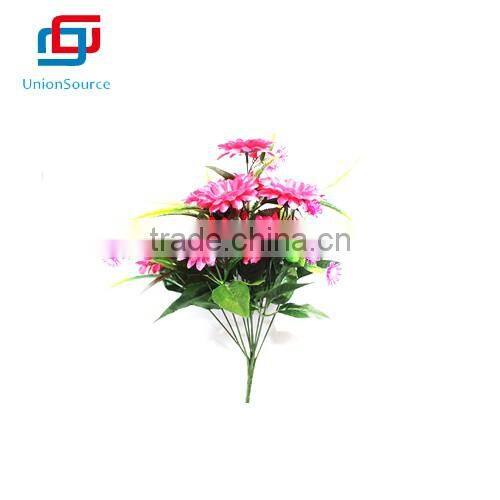 Pink Artificial Home Decoration Sunflower Bouquet