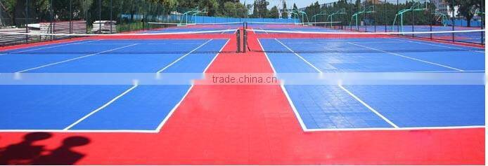 Handball Plastic Flooring Type and Outdoor Usage Basketball Courts Rubber Flooring