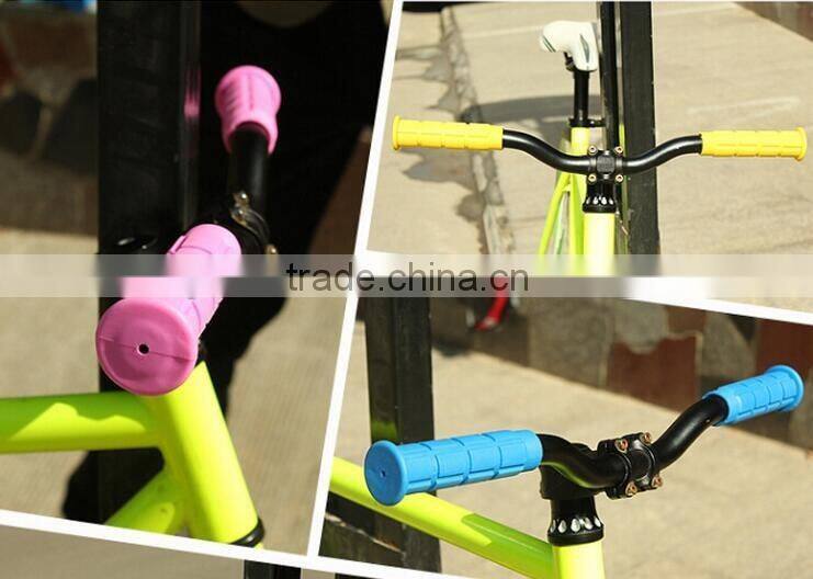 Cycling Fixed Gear Fixie Grips MTB Mountain Bike Bicycle Handlebar Grips Soft Durable Rubber Cycle Parts/bike silicon handlebar