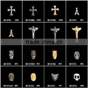 2016 Popular Factory Price 3D Finger Nail Decoration 3d Metal Nail Art , alloy nail art accessories