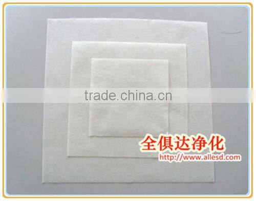 Straight knit White Cleanroom 100% Polyester Dust Free Wiper