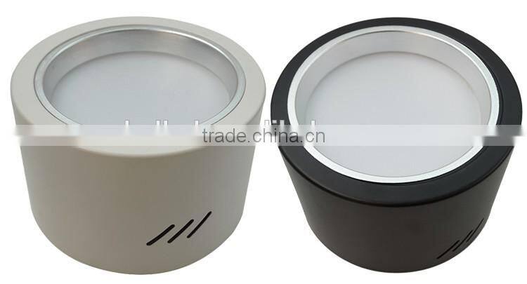 factory price dimmable round 3w 5w 7w 9w 12w 15w 18w surface mount led downlight housing