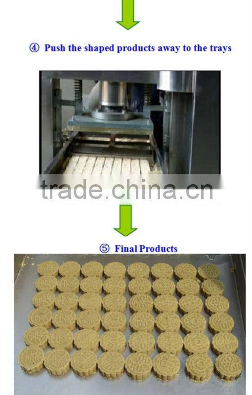 Glutinous rice powder cake green tea powder molded machine