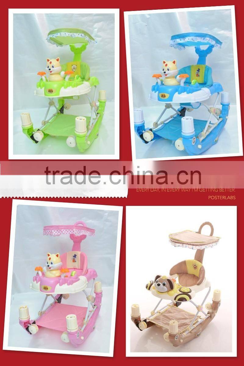safety baby walkers with music and light/ kids babywalker