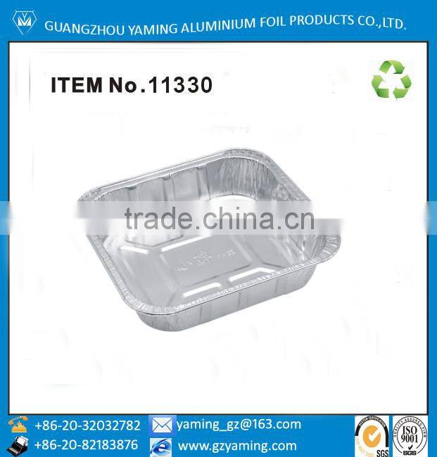 aluminium foil containers square small size food serving tray