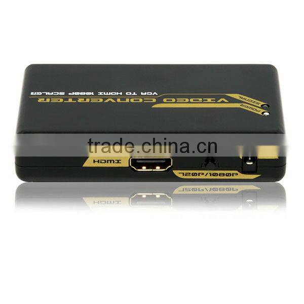 China supplier 1080P VGA+stereo to HDMI converter with scaler for dj sound box