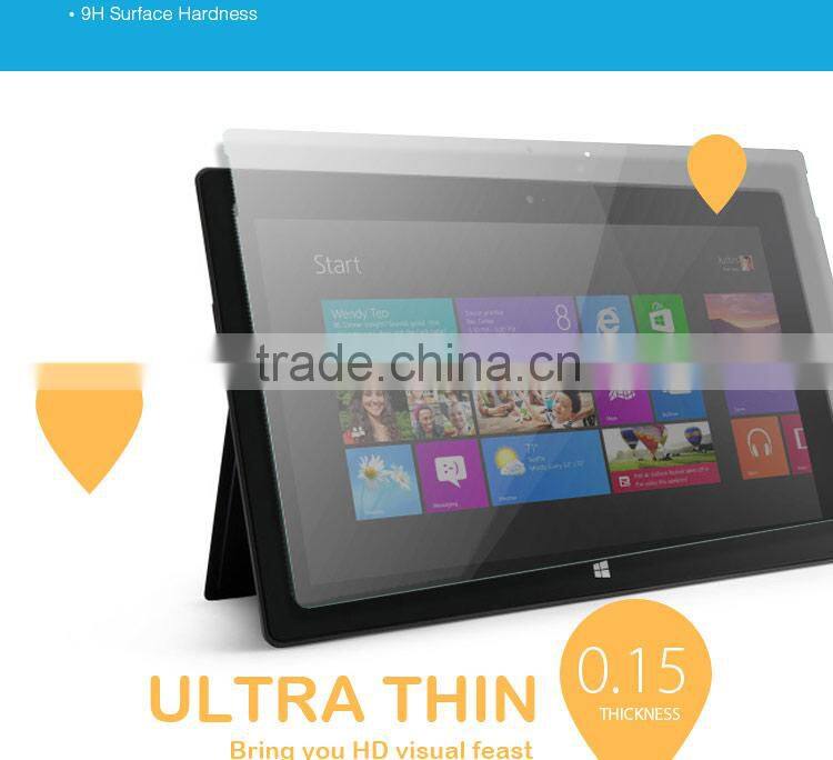 0.26mm laptop tempered glass screen guard for Surface Pro3