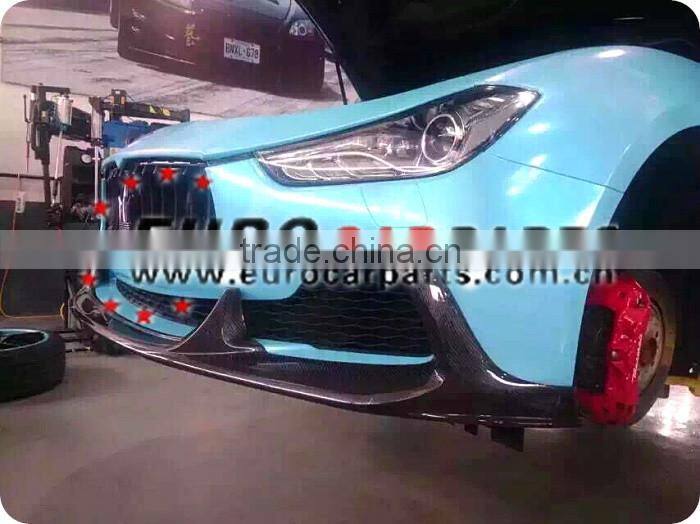 NEW NEW!!!For masa-rati to ghi-bli ASPEC-style body kit 2013 UPGRADE FRP WITH CARBON 1:1