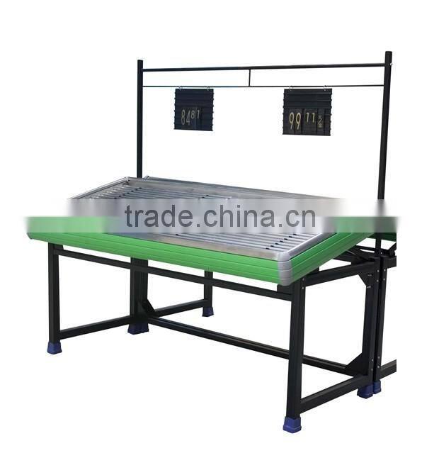 RH-VFSE SECC Base +SS Mesh Single Supermarket Vegetable And Fruit Display Shelf