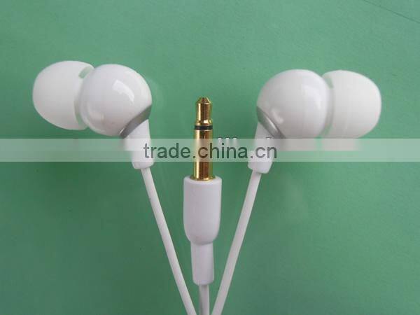 Colorful fashional and comfortable 10cm wire earphone & headset (YYM-1082)
