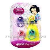 Fashion ring type toy plastic self inking for kids