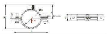 Welding pipe clamp