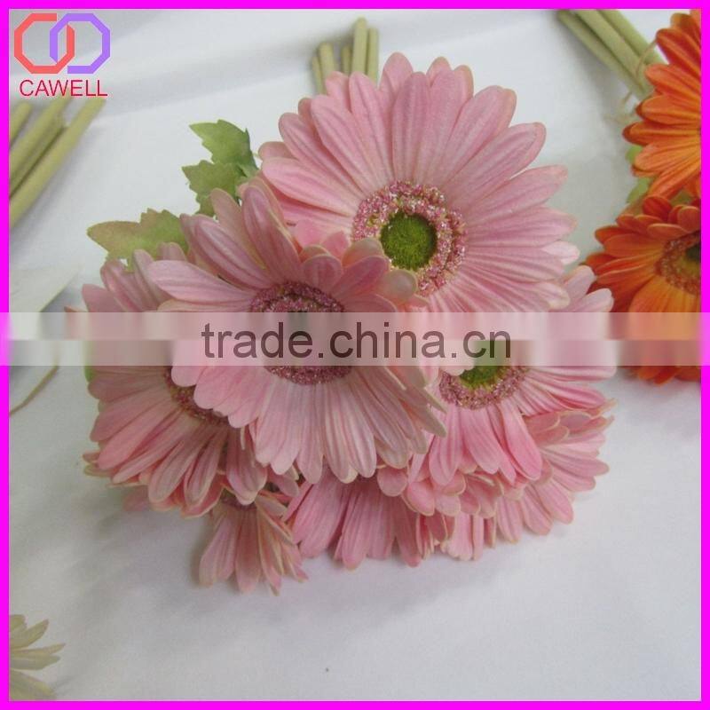 mini real touch PU daisy gerbera flower