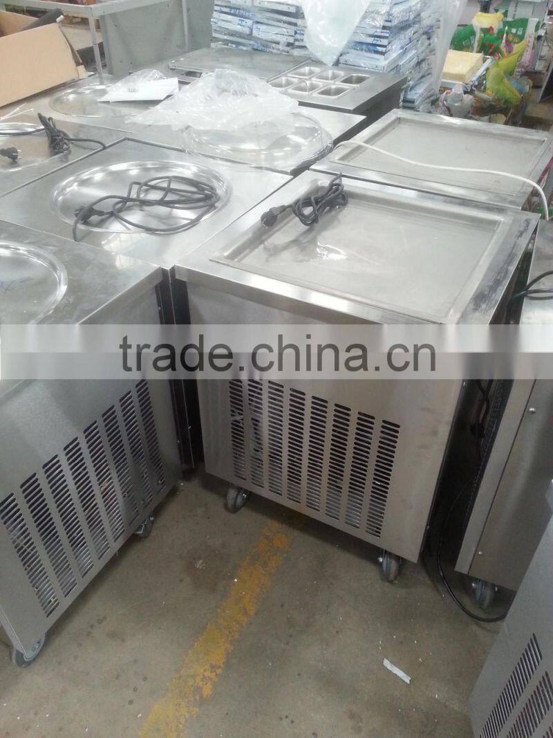 Rolly fried ice cream machine for easy to use with CE