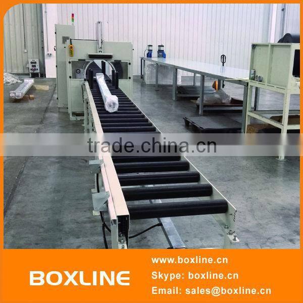 Automatic orbital mattress wrapping machinery