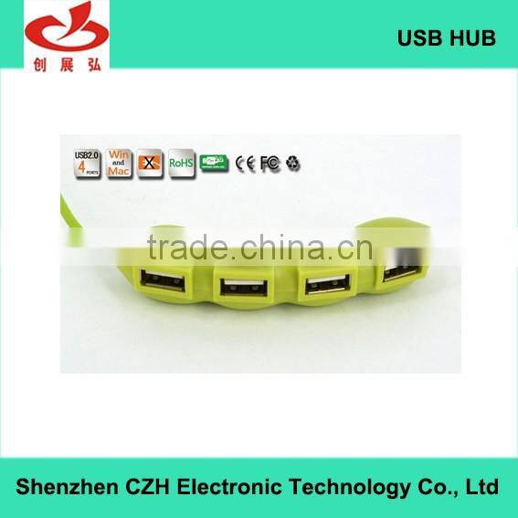 Mini personal design usb por hub, 480MBPS 4 port usb 2.0 hub from usb hub suppliers, good for gifts