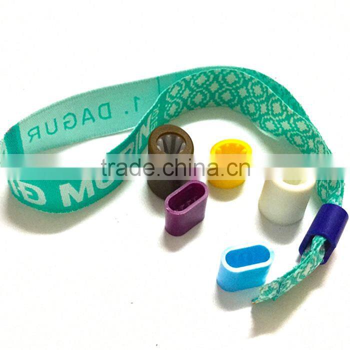 Manufacture customized logo woven wristband