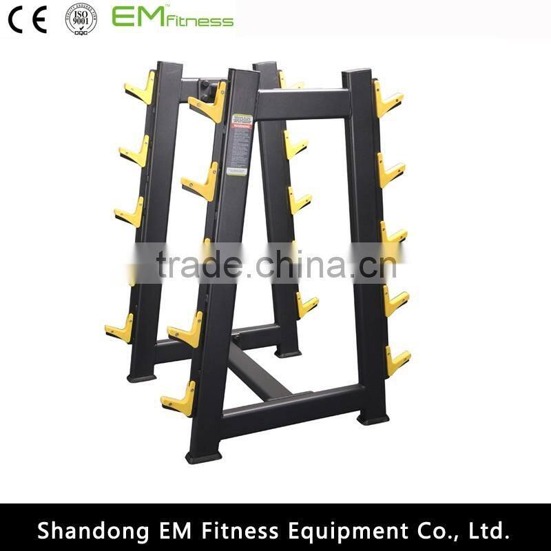 precor gym machine barbell rack