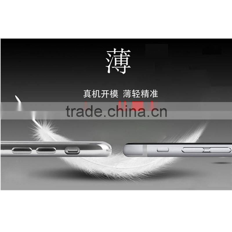 electroplating TPU back cover bumper phone case for Apple iphone 7 6 6s 6s plus 5 S 4 SE A C