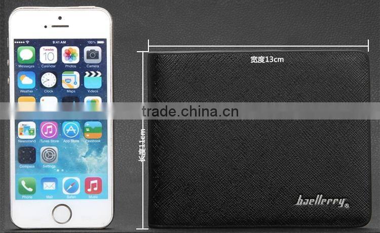 custom pu leather beallerry mens wallet for men