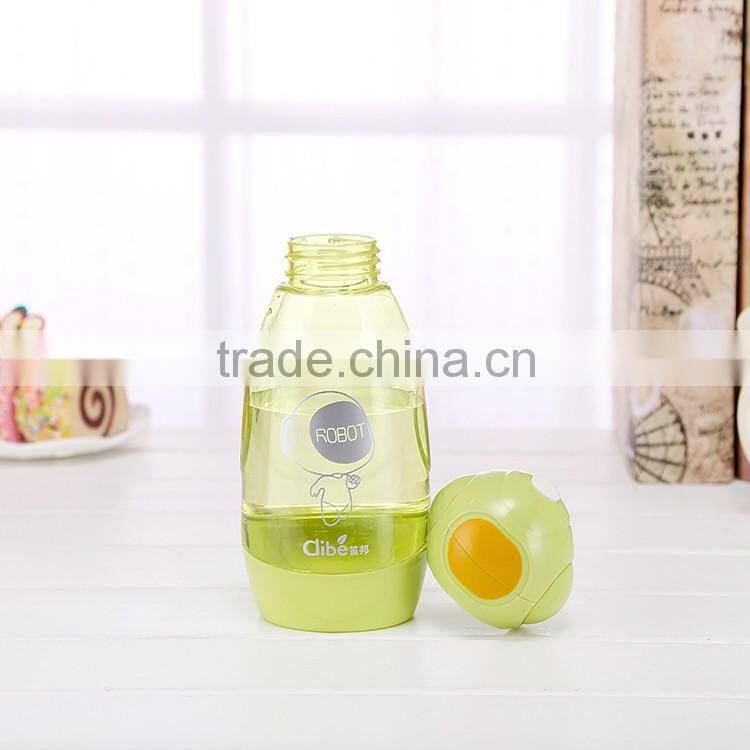2016 plastic drinking water bottle with fancy design
