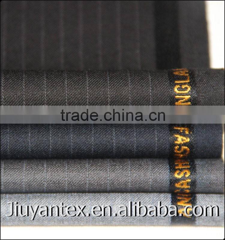 New trw man super wool cashmere stripe woven weave exclusive Indonesia fashion style lady coat pant suiting textile cloth fabric