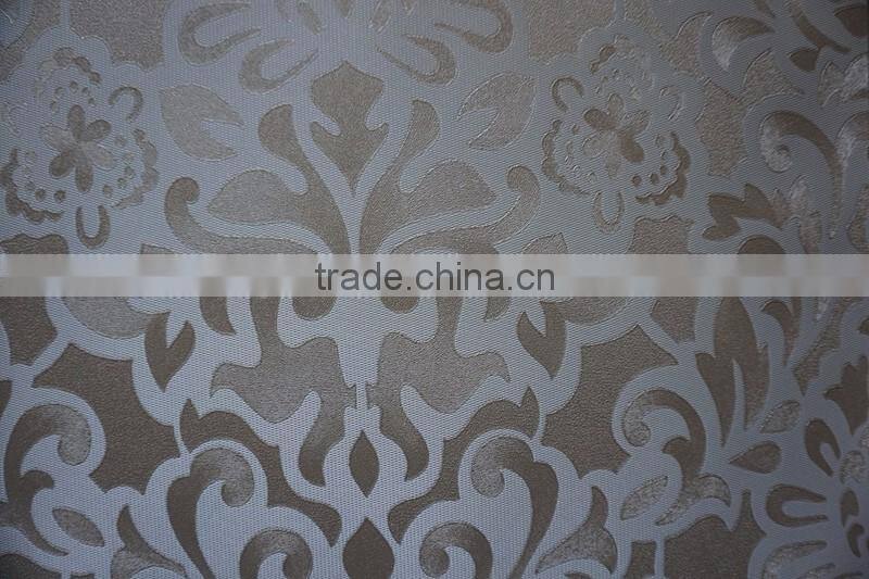 53mm width Korea design pvc beautiful flower wallpaper for living home decoration