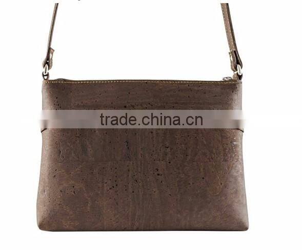 Boshiho new arrival item Eco-friendly Brown Cork woman lady handbag
