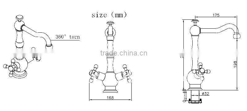 ORB single hole basin tap mixer 04/A1041