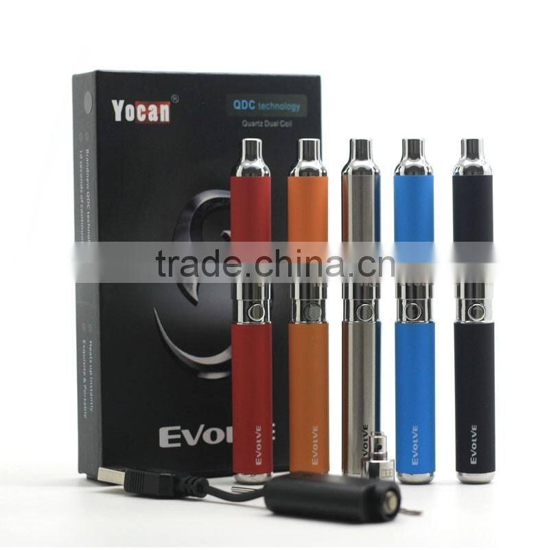 Yocan evolve plus Dual quartz coil wax vaporizer pen