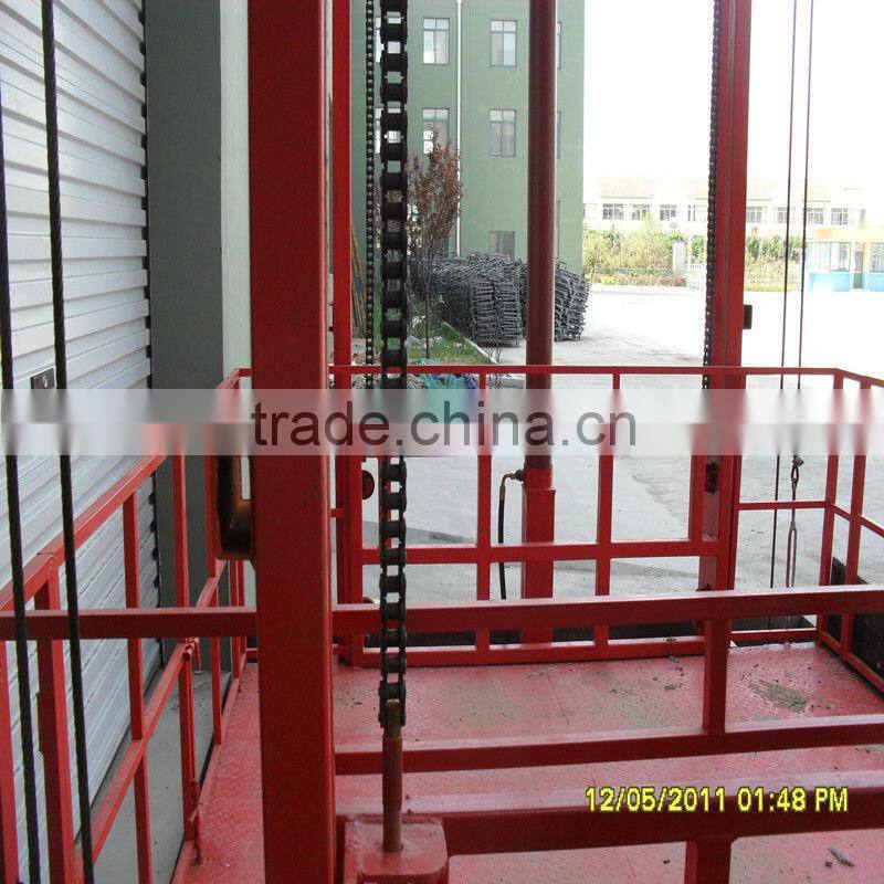 Single column and double column,the four pillars GUIDE hydraulic lifting platform
